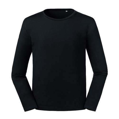 Russell Pure Organic Russell Mens Pure Organic Long-Sleeve T-Shirt