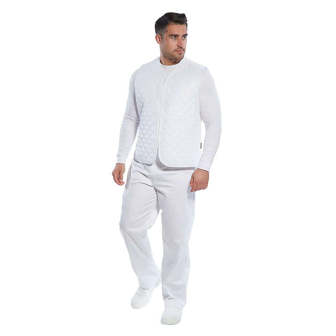 Portwest Food Industry Bodywarmer in White (Product Code: 2204)