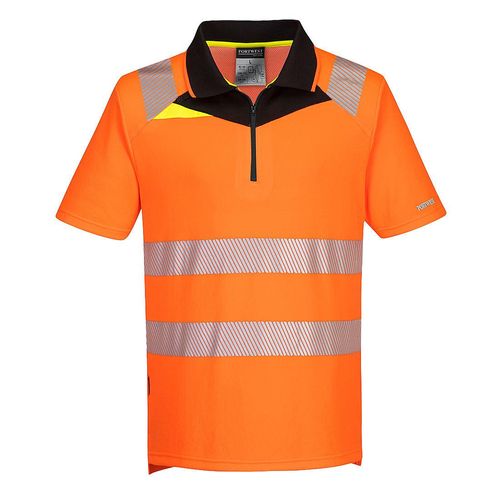 Portwest DX4 Short-Sleeved Hi-Vis Polo Shirt