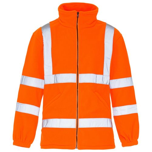 Supertouch Hi-Vis Fleece Jacket - Orange