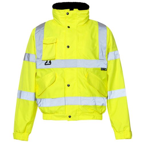 Supertouch Hi-Vis Breathable 2 in 1 Bomber Jacket Yellow
