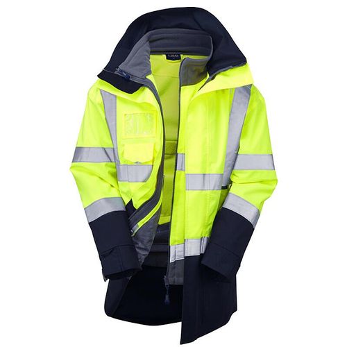 Leo 3-in-1 CLOVELLY Anorak (CI.3) with HARTLAND Fleece (Cl.3) Yellow/Navy