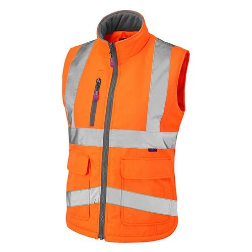 Leo Sandymere ISO 20471 Class 1 Bodywarmer Orange
