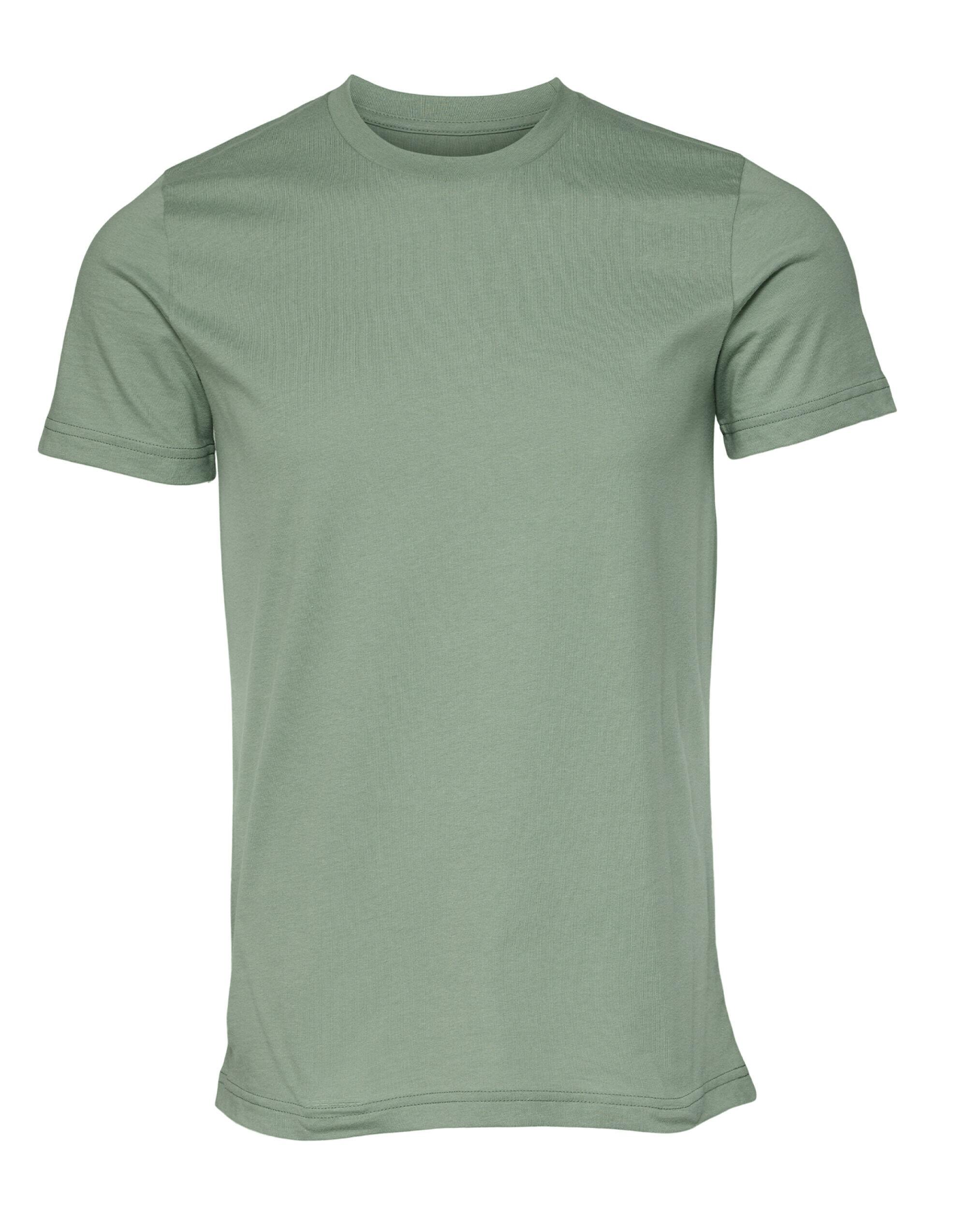 Bella Unisex Canvas Perfect T-Shirt in Sage Green (Product Code: CA3001CVC)