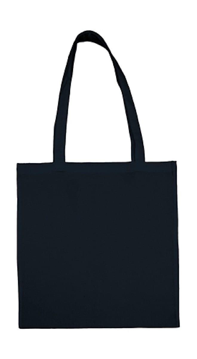 Jassz Bags Beech Cotton Long-Handle Bag in Dark Blue (Product Code: 3842LH)