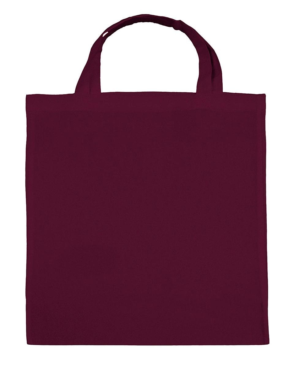 Jassz Bags Cedar Cotton Short-Handle Shopper in Claret (Product Code: 3842SH)