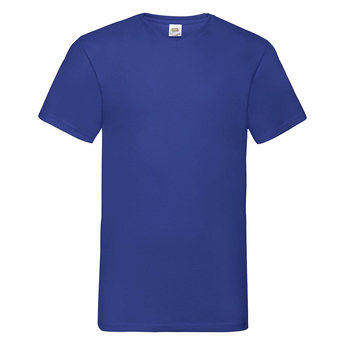 Fruit Of The Loom Valueweight V-Neck T-Shirt in Royal Blue (Product Code: 61066)