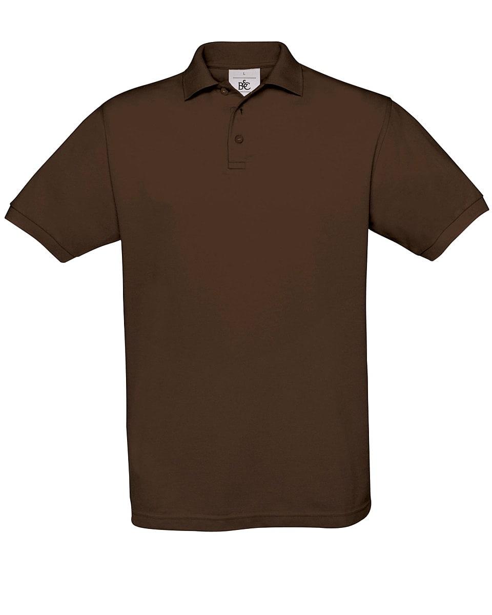 B&C Mens Safran Polo Shirt in Brown (Product Code: PU409)