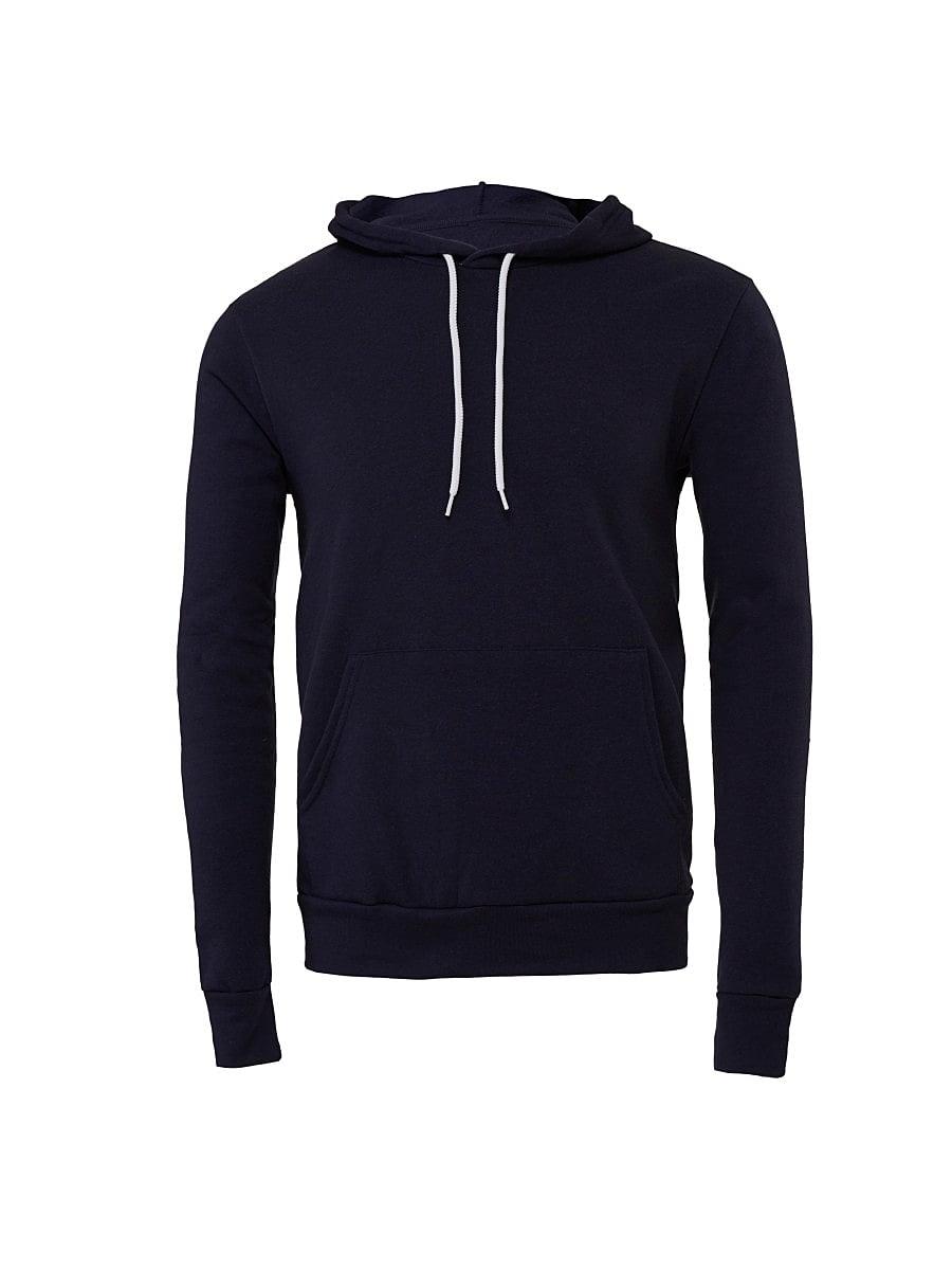 Bella Unisex Pullover Polycotton Fleece Hoodie in Navy Blue (Product Code: CA3719)