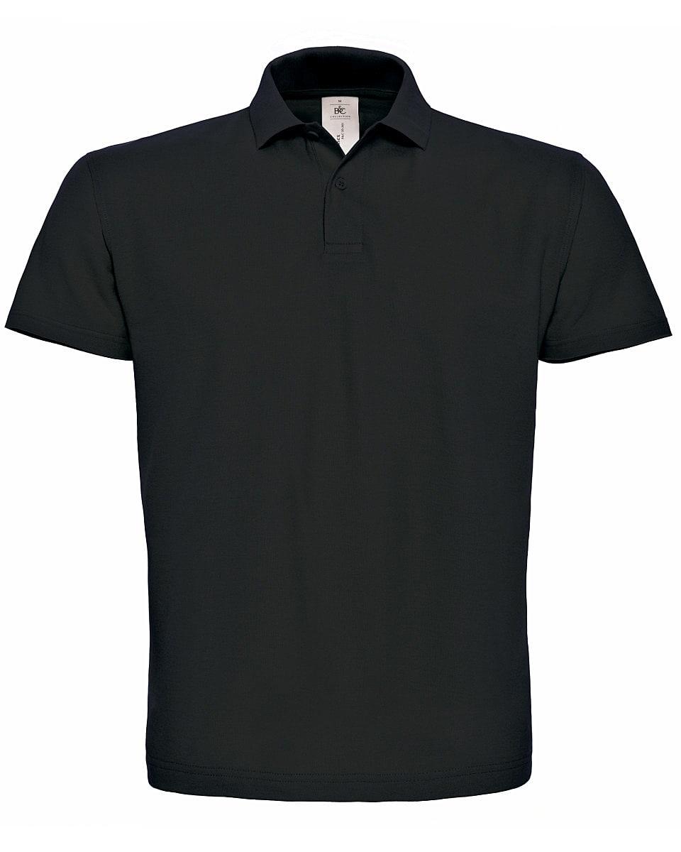 B&C ID.001 Polo Shirt in Black (Product Code: PUI10)