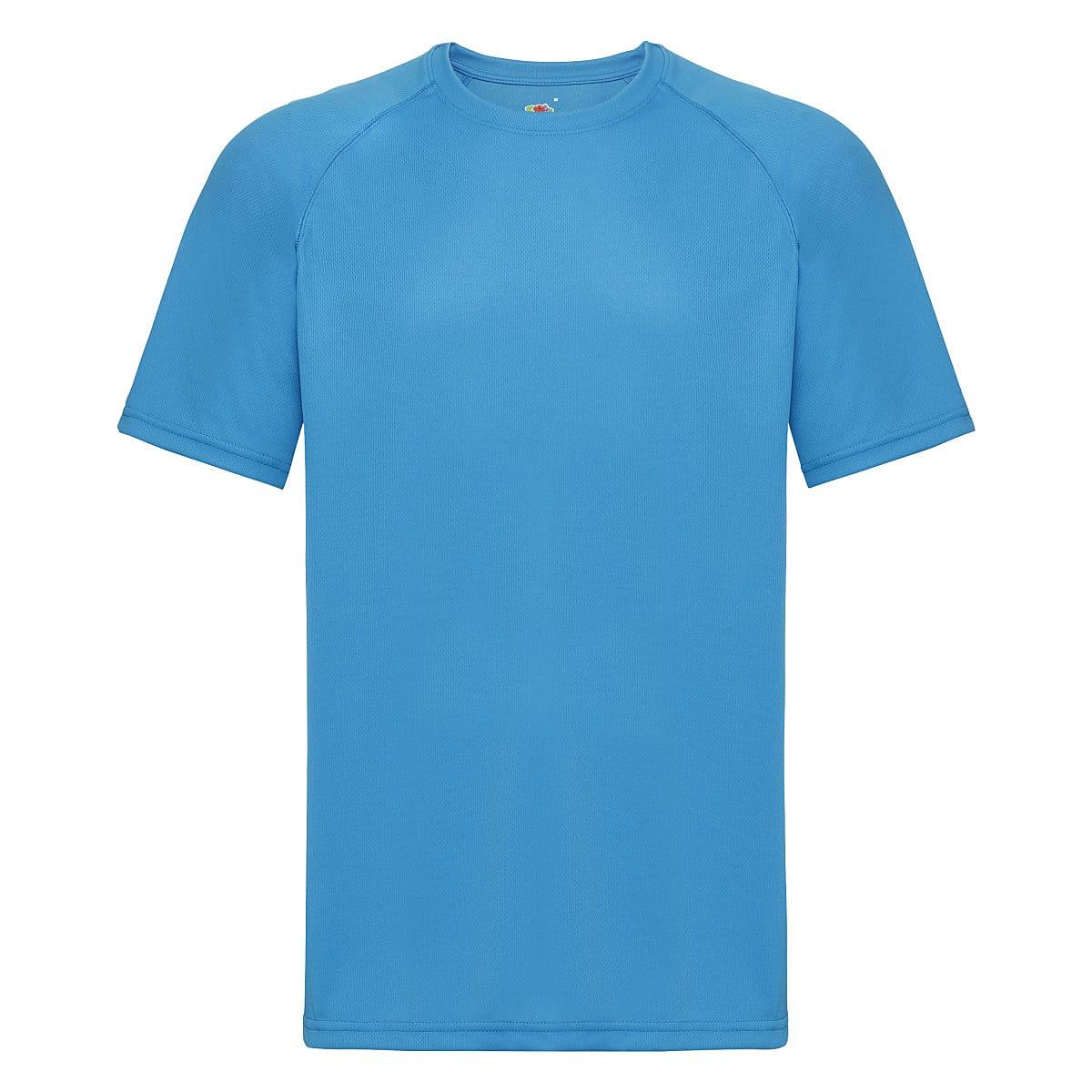 Fruit Of The Loom Mens Performance T-Shirt in Azure Blue (Product Code: 61390)