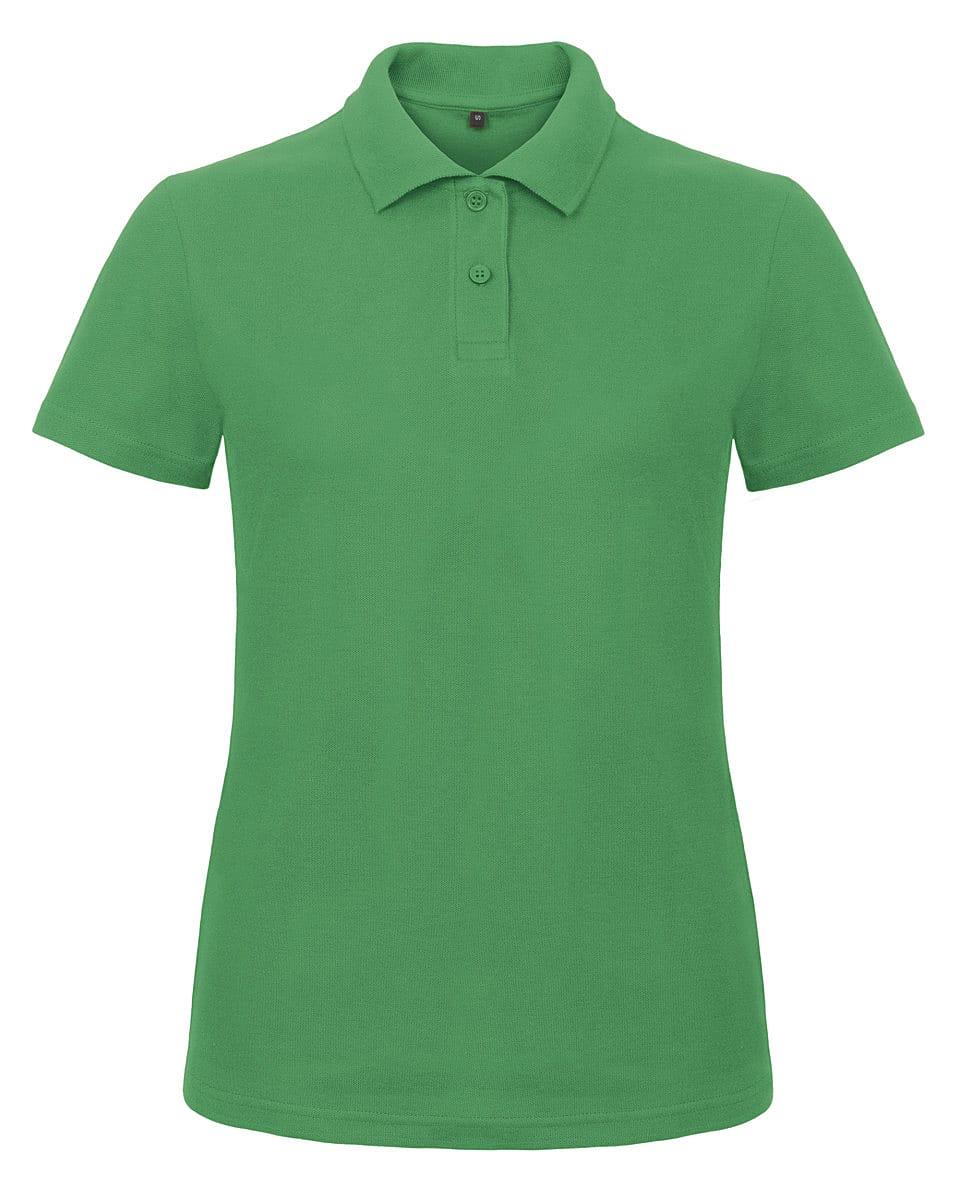 B&C Womens ID.001 Polo Shirt in Kelly Green (Product Code: PWI11)