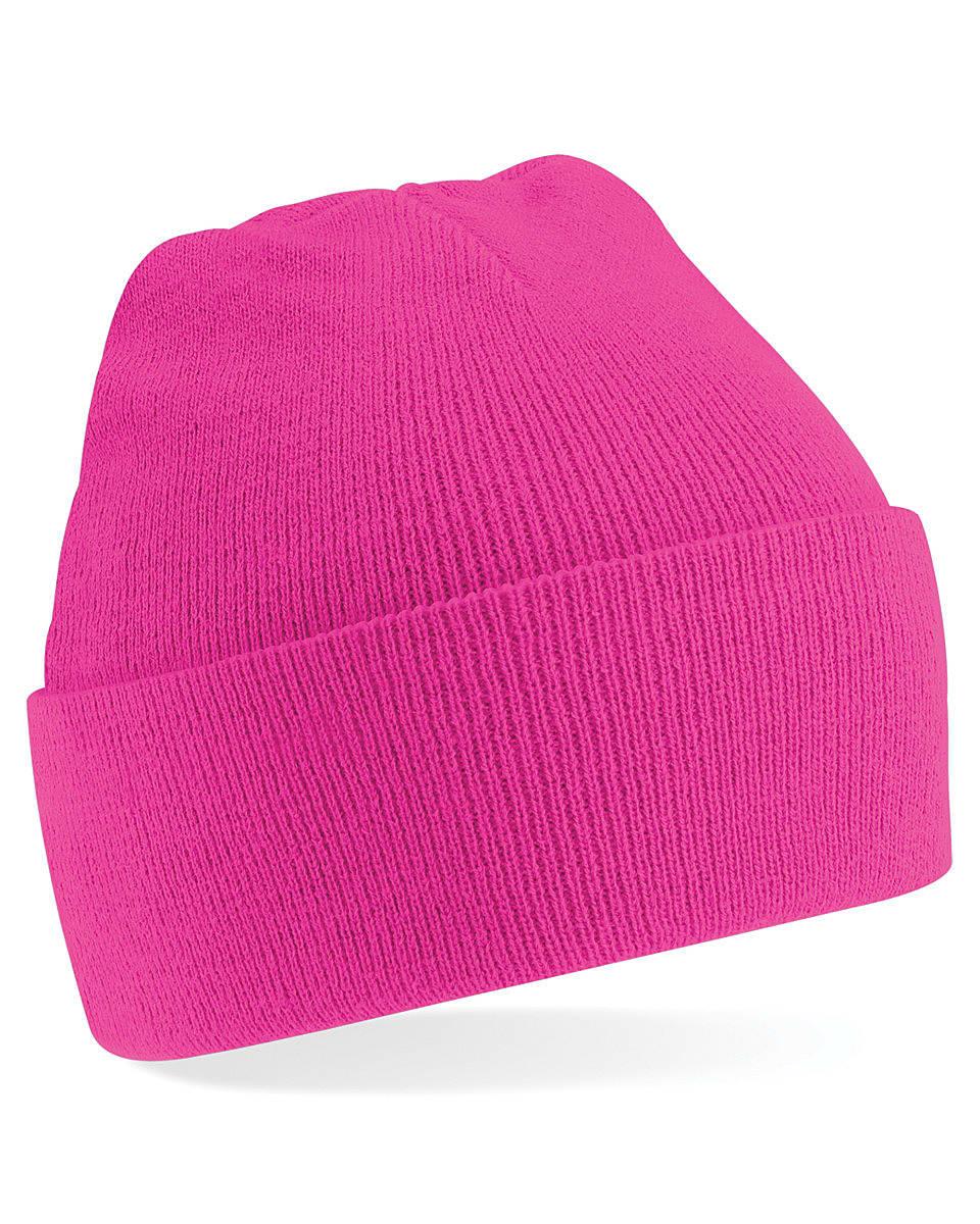 Beechfield Junior Knitted Hat in Fuchsia (Product Code: B45B)