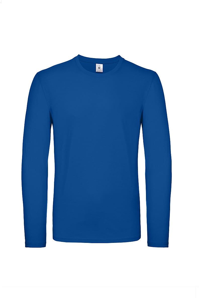 B&C Mens E150 Long-Sleeve Jersey in Royal Blue (Product Code: TU05T)