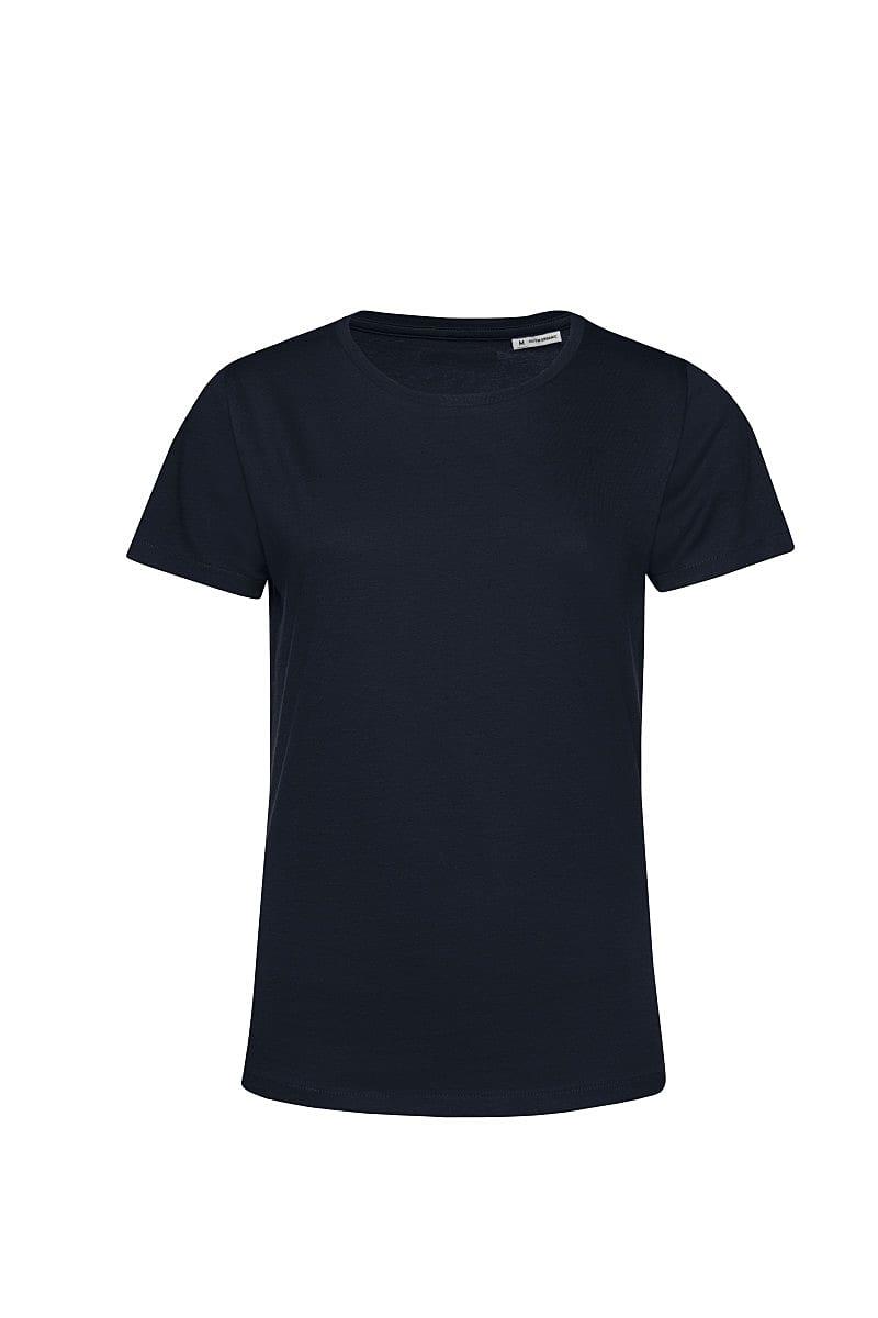 B&C Womens Organic E150 T-Shirt in Navy Blue (Product Code: TW02B)