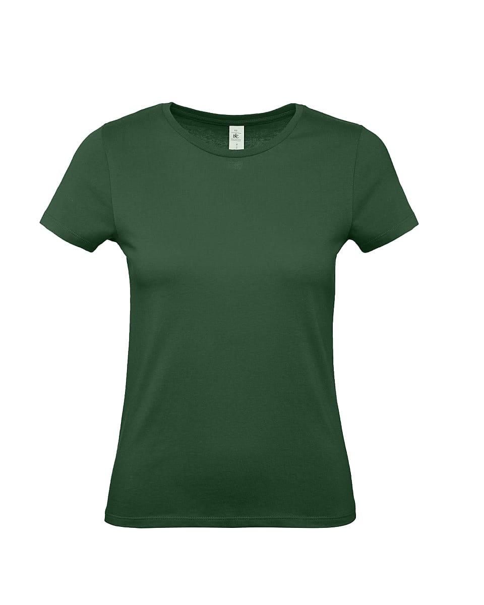 B&C Womens E150 T-Shirt in Bottle Green (Product Code: TW02T)