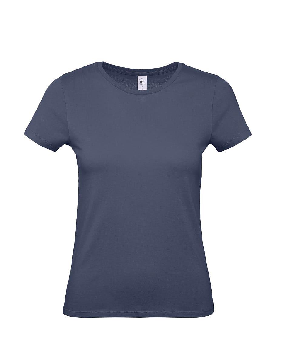 B&C Womens E150 T-Shirt in Denim (Product Code: TW02T)