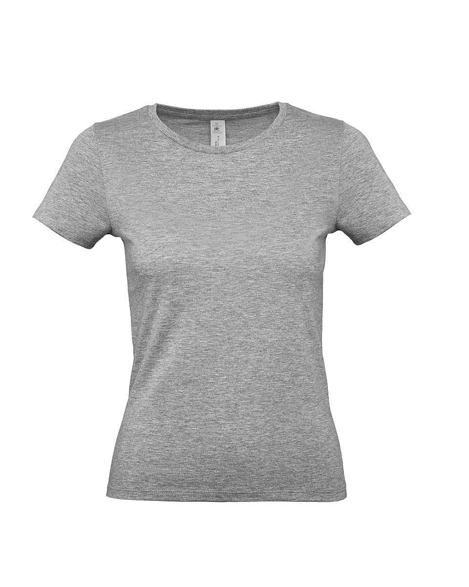 B&C Womens E150 T-Shirt in Sport Grey (Product Code: TW02T)