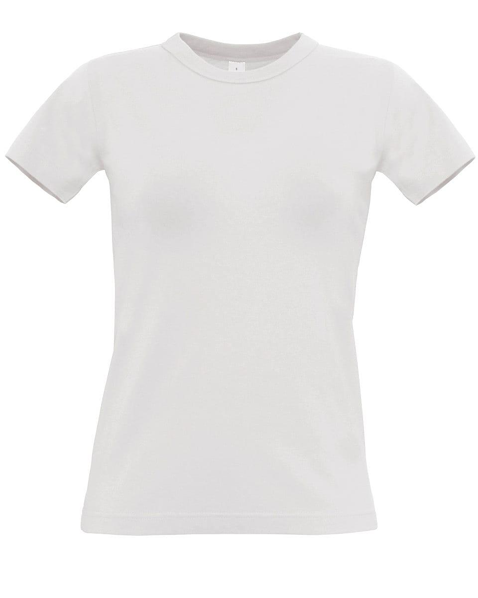B&C Womens Exact 190 T-Shirt in White (Product Code: TW040)