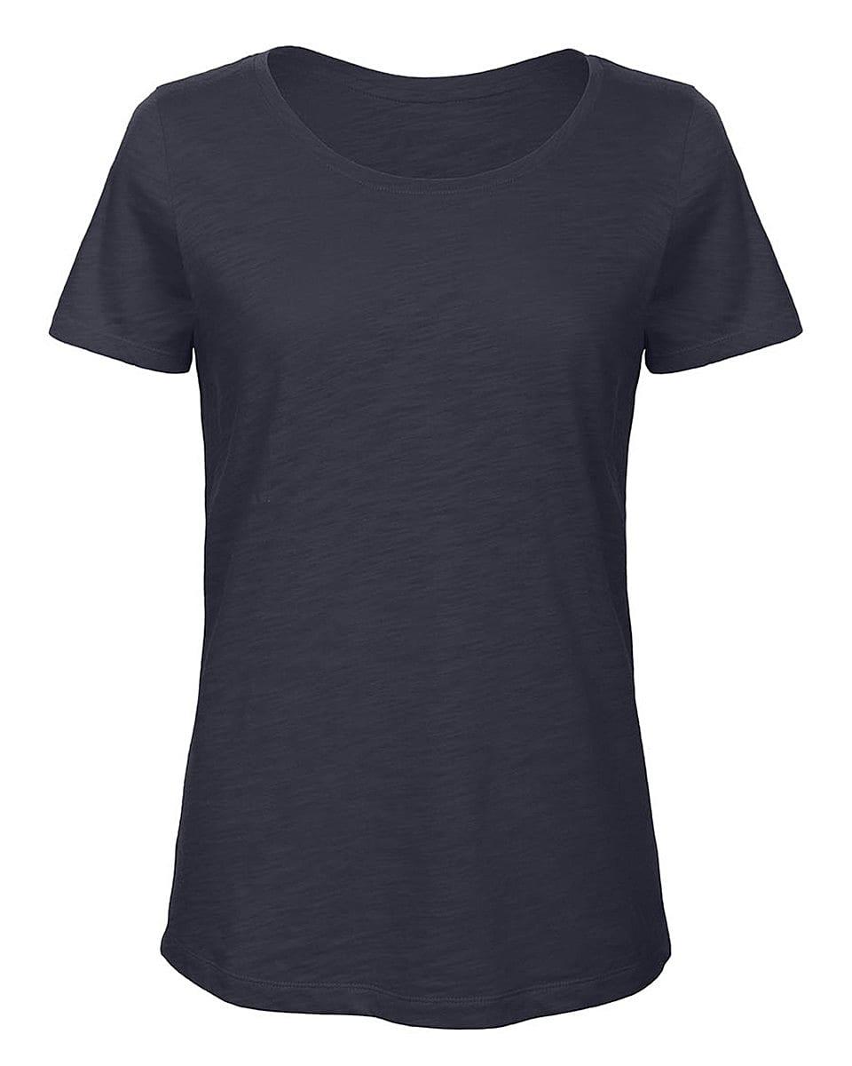 B&C Womens Inspire Slub T-Shirt in Chic Navy (Product Code: TW047)