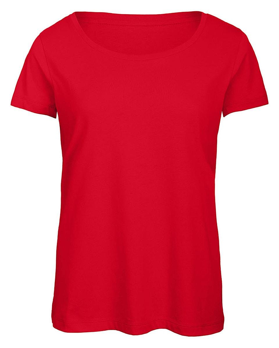 B&C Womens Inspire Triblend T-Shirt in Red (Product Code: TW056)