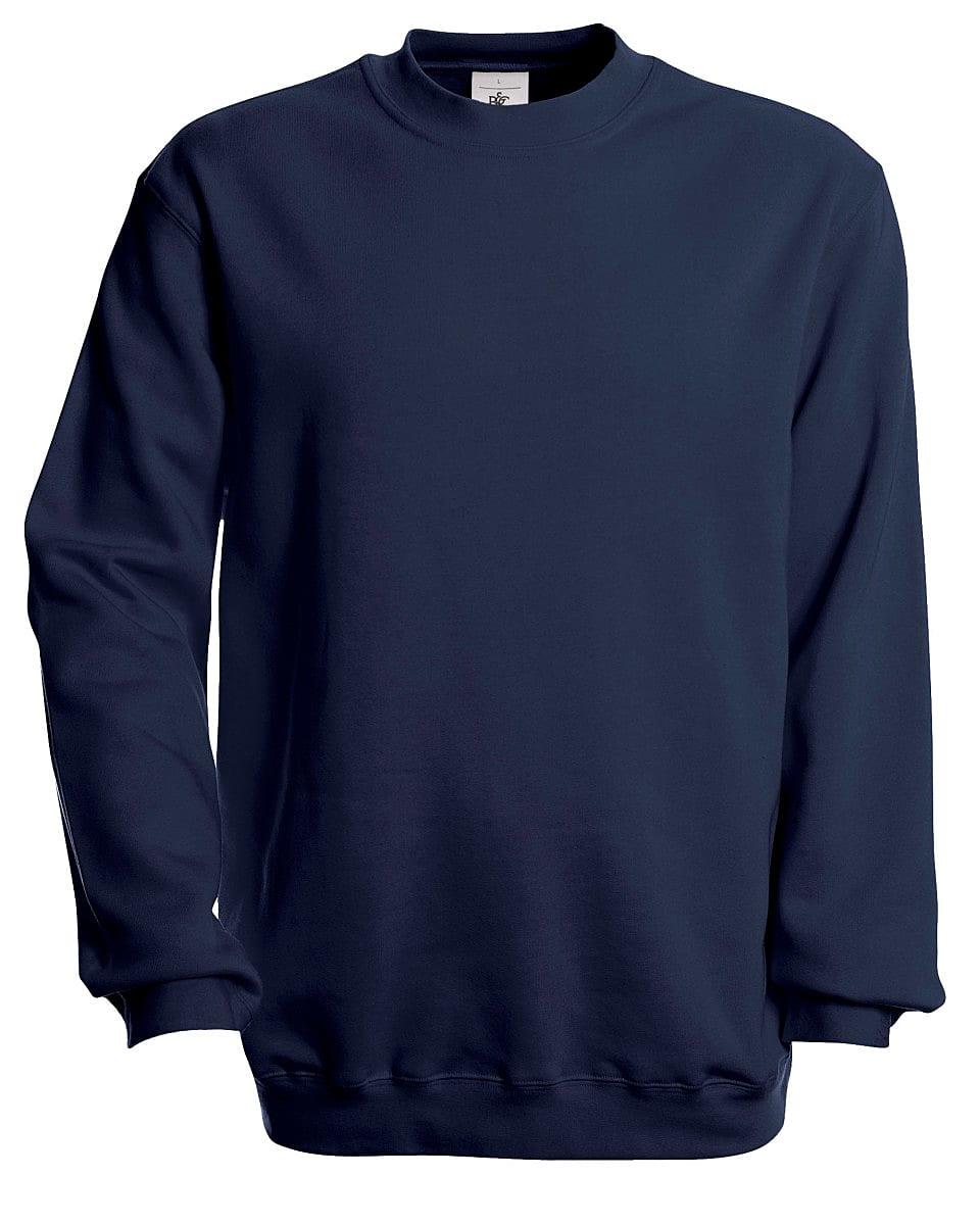 B&C Set In Sweatshirt in Navy Blue (Product Code: WU600)