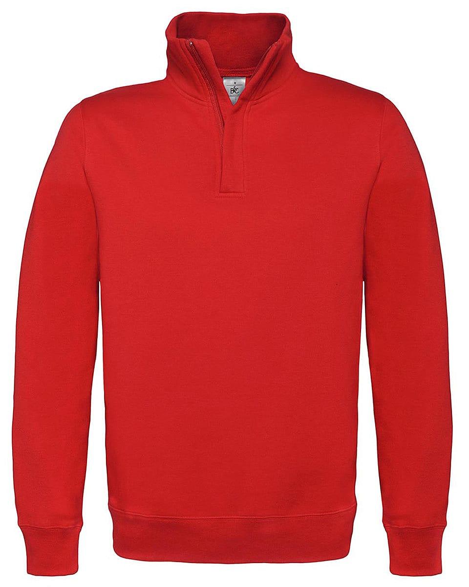 B&C ID.004 Sweatshirt in Red (Product Code: WUI22)