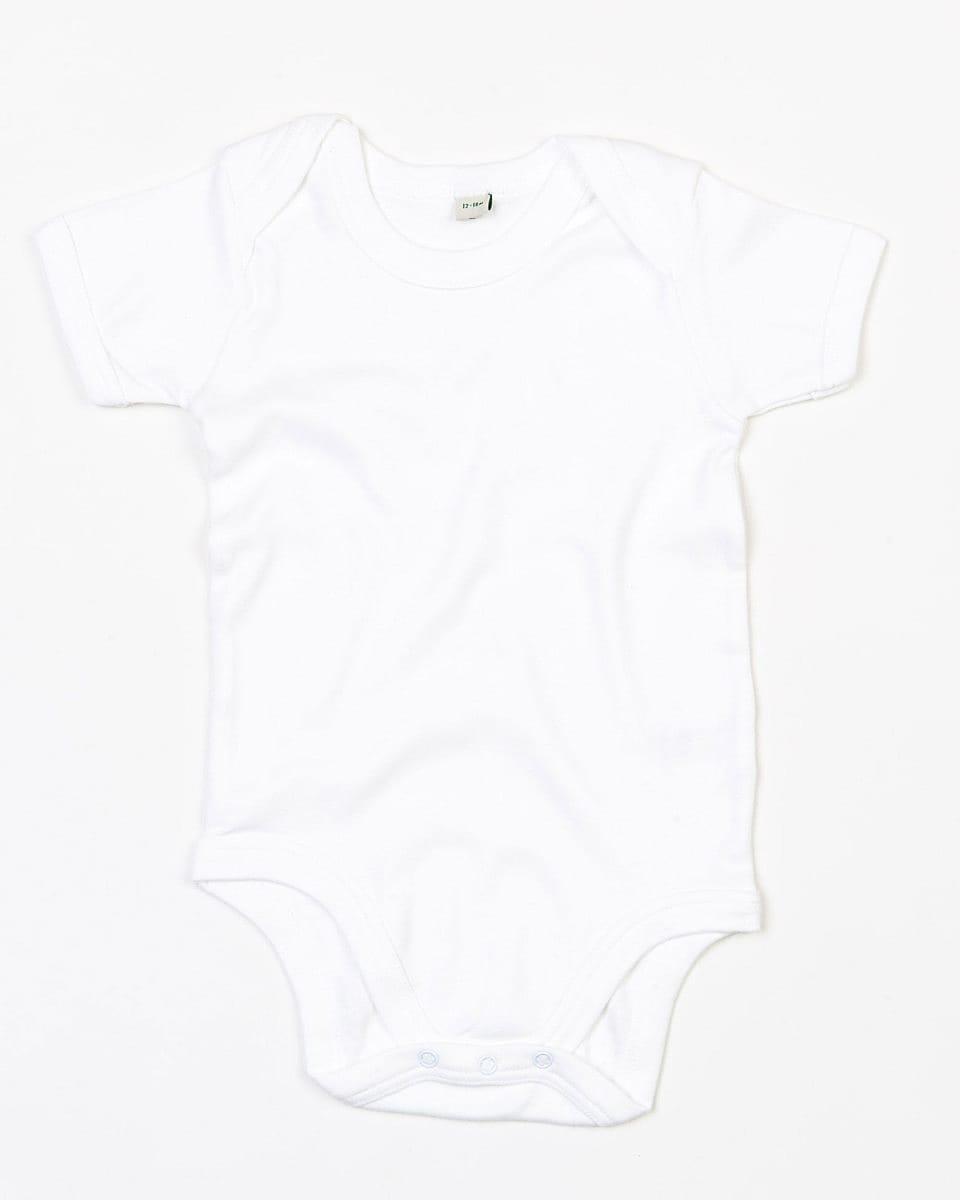 Babybugz Baby Bodysuit in Organic White (Product Code: BZ10)