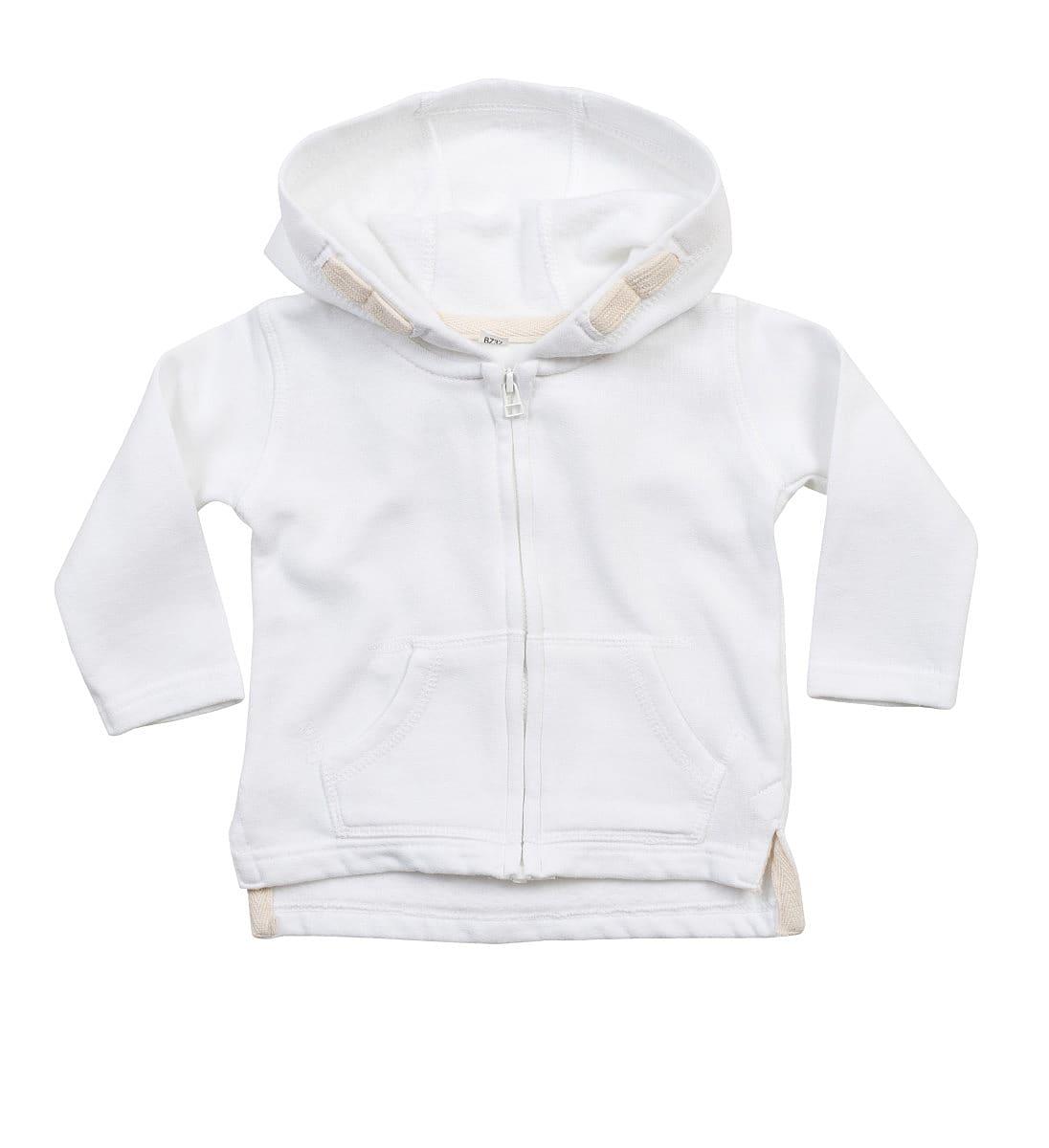 Babybugz Baby Hoodie in White (Product Code: BZ32)