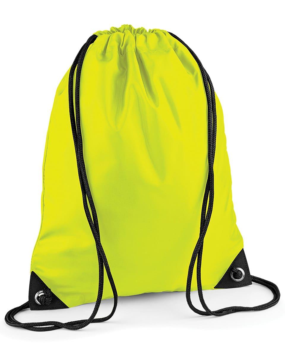 Bagbase Gymsac in Fluorescent Yellow (Product Code: BG10)
