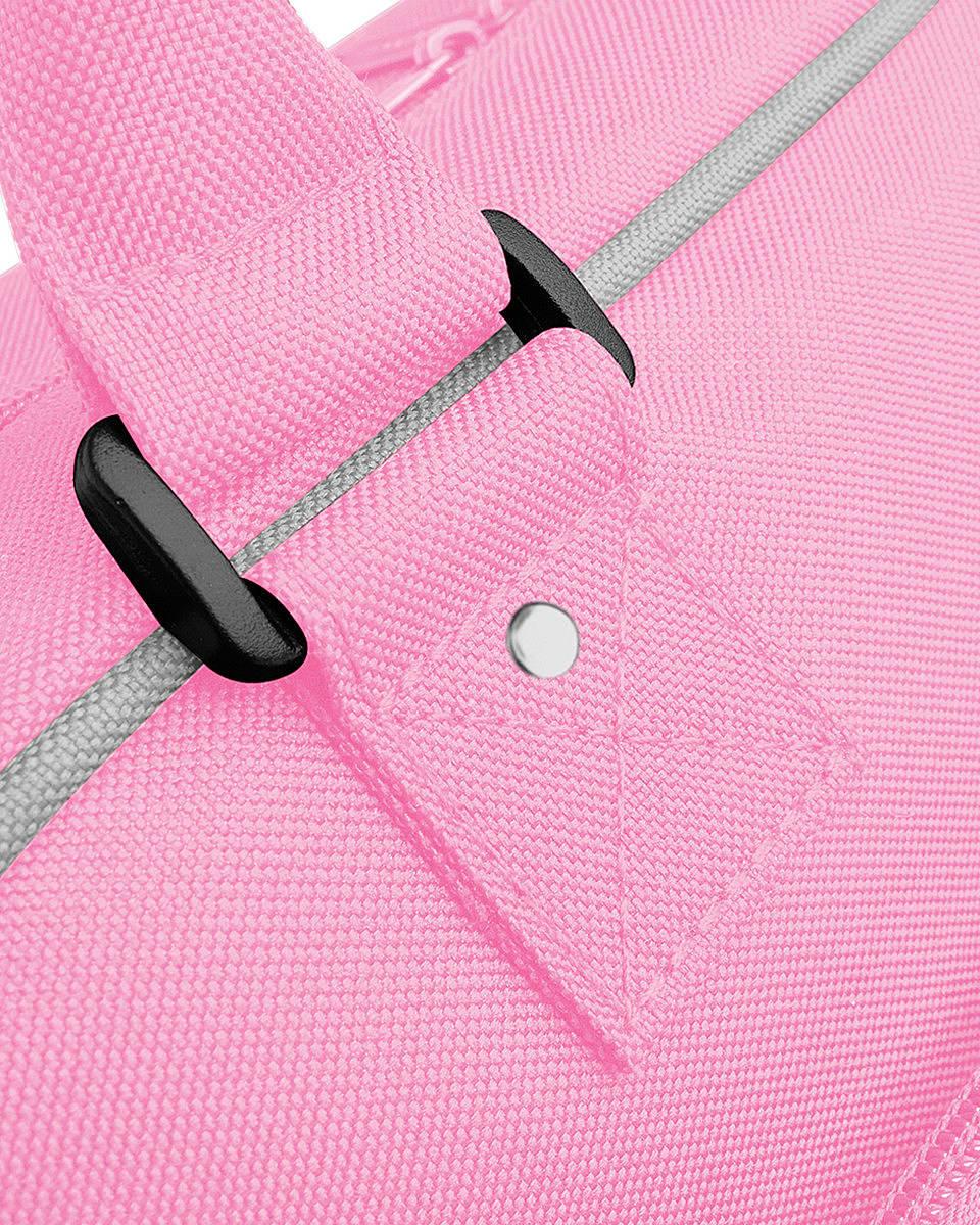 Bagbase Compact Dance Bag in Classic Pink / Light Grey (Product Code: BG145)