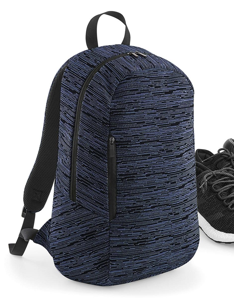 Bagbase Duo Knit Backpack in Navy / Black (Product Code: BG198)