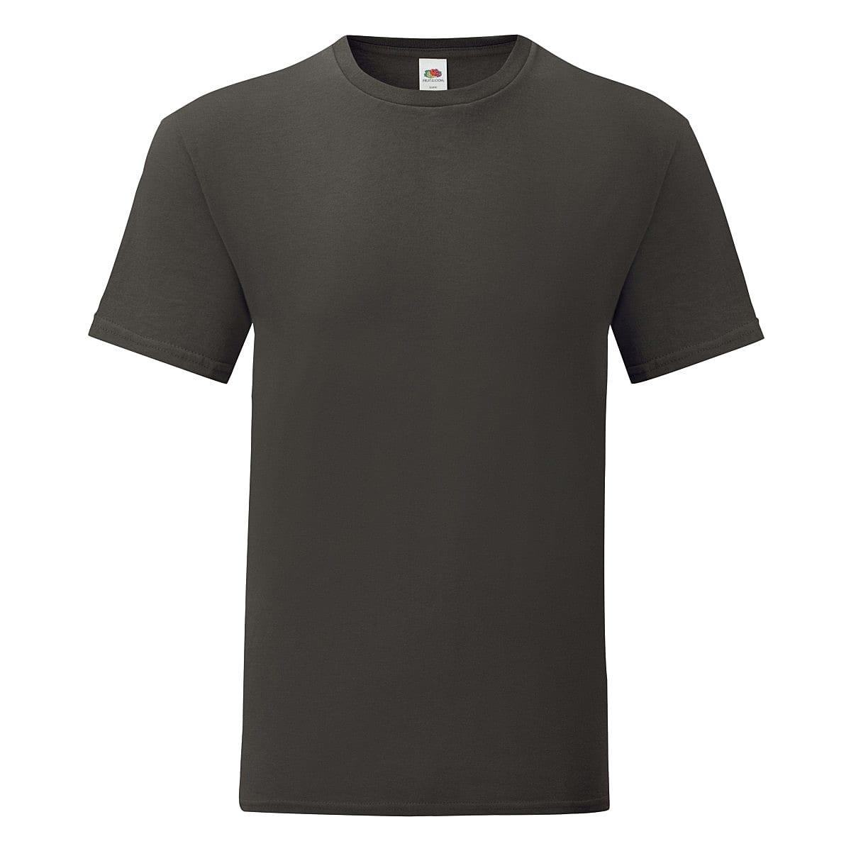 Fruit Of The Loom Mens Iconic T-Shirt in Light Graphite (Product Code: 61430)