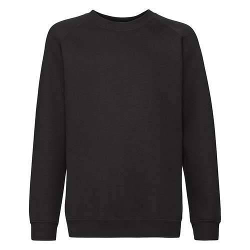 Fruit Of The Loom Childrens Premium  Raglan Sleeve Sweatshirt