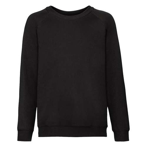Fruit Of The Loom Childrens Raglan Sleeve Sweatshirt