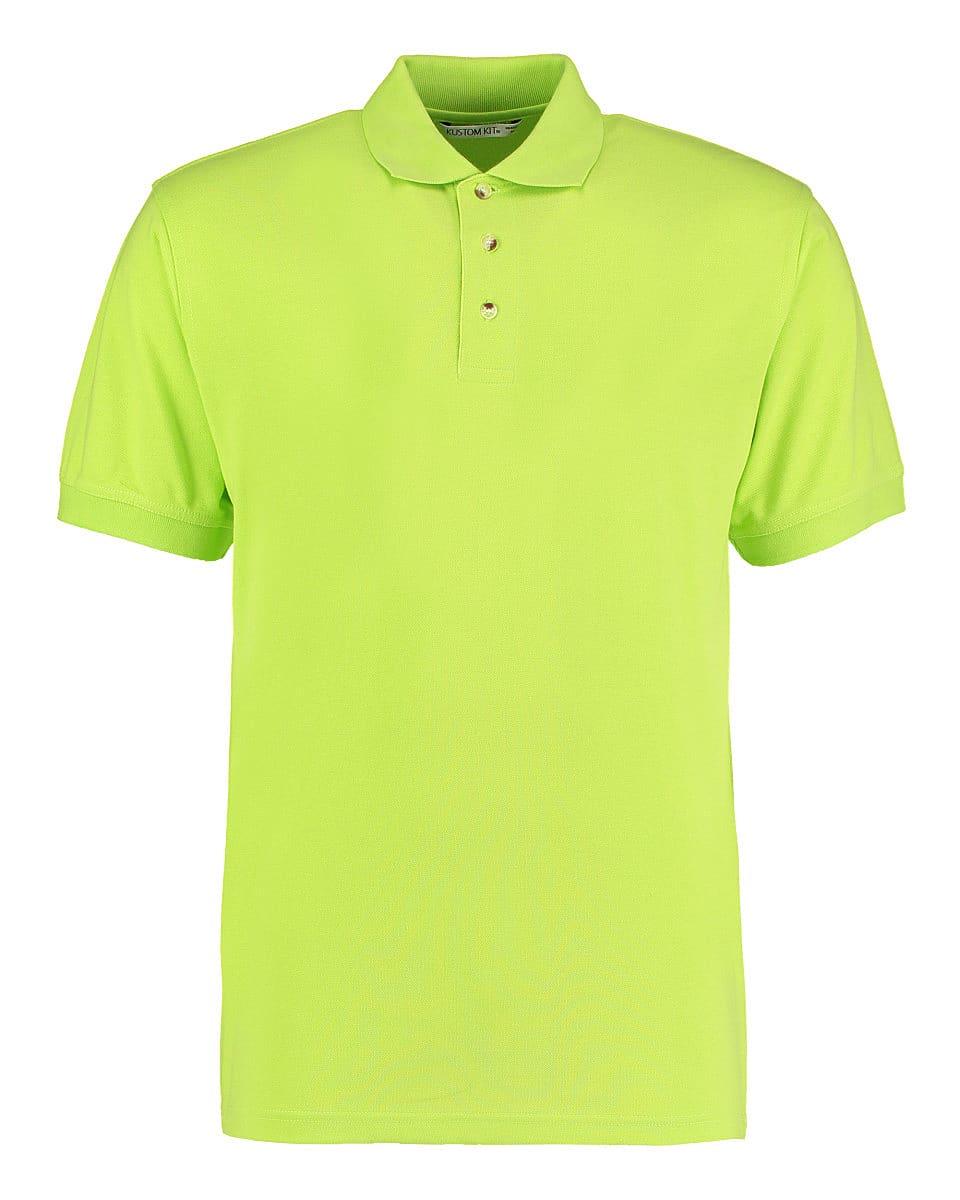 Kustom Kit Workwear Polo Shirt in Lime (Product Code: KK400)