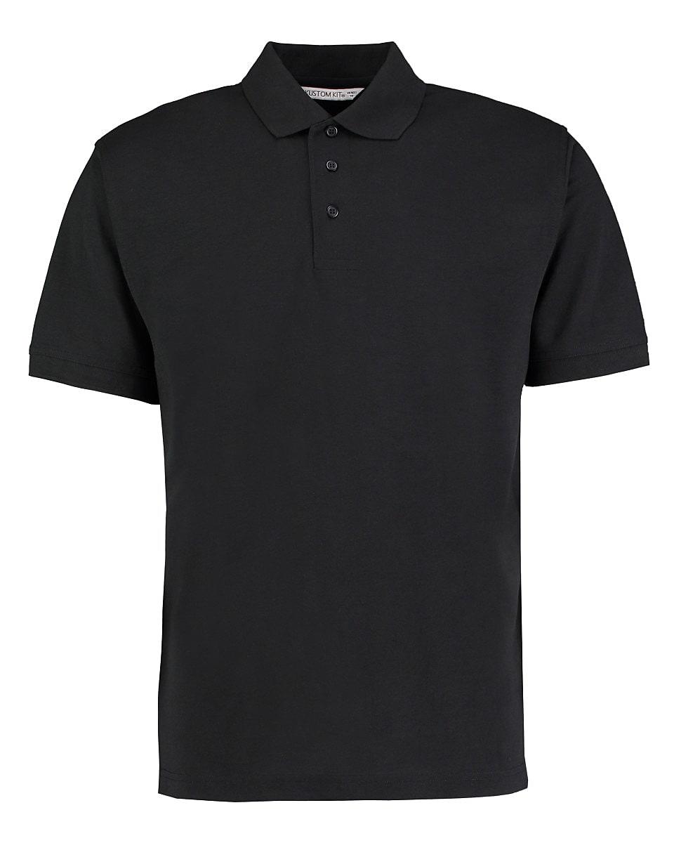 Kustom Kit Mens Klassic Superwash Polo Shirt in Black (Product Code: KK403)