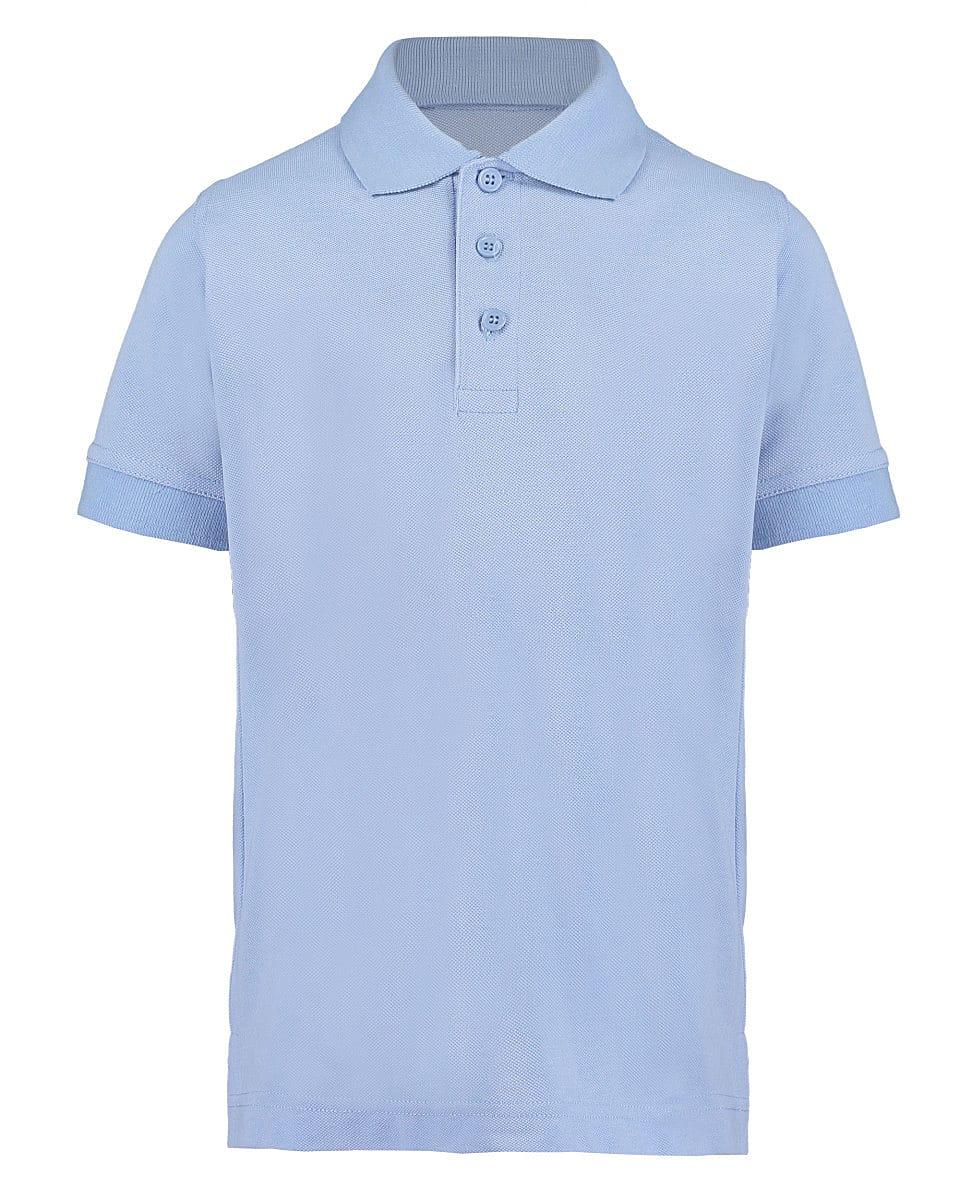 Kustom Kit Childrens Klassic Superwash 60 Polo Shirt in Light Blue (Product Code: KK406)