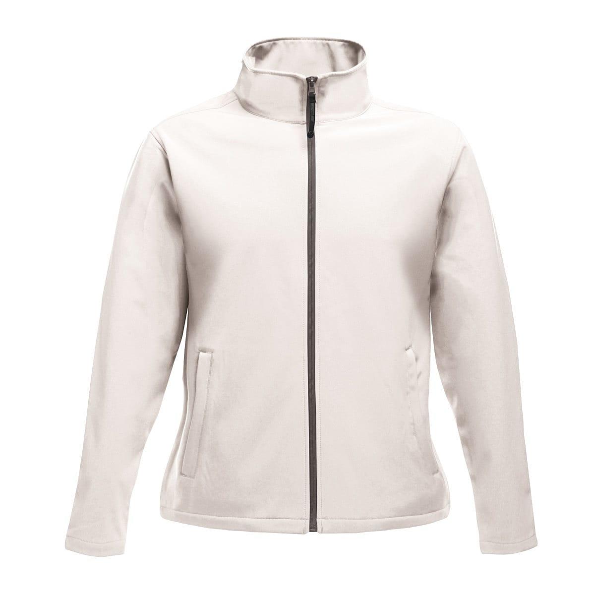 Regatta Women Ablaze Softshell Jacket in White / Light Steel (Product Code: TRA629)