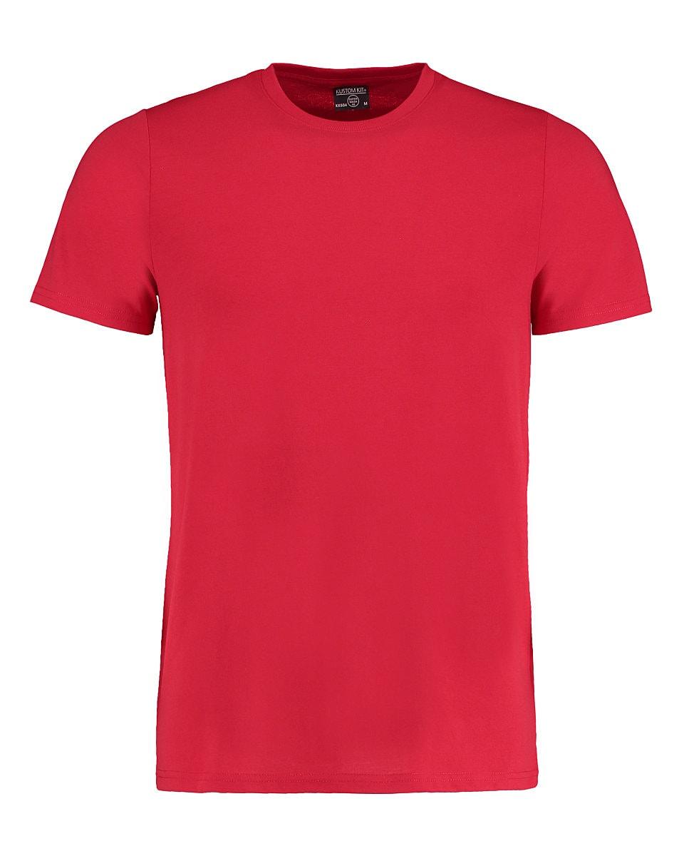 Kustom Kit Superwash 60 T-Shirt in Red (Product Code: KK504)