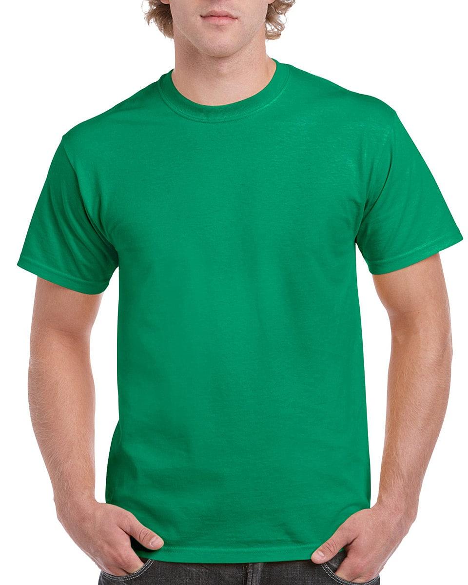 Gildan 2000 Mockup Kelly Green Shirt Man Short Sleeve T-shirt 