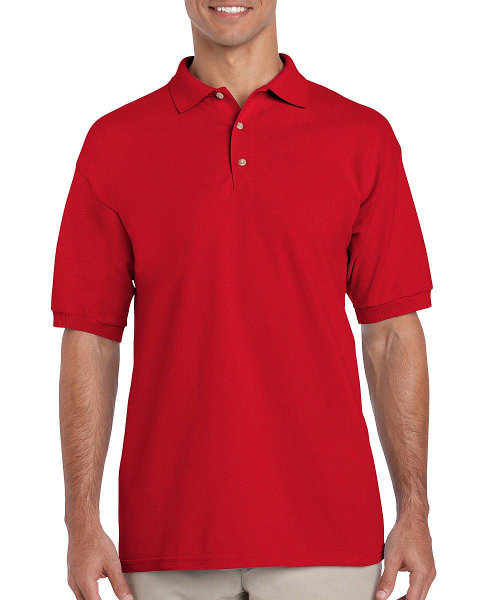 Gildan Ultra Cotton Pique Polo Shirt in Red (Product Code: 3800)