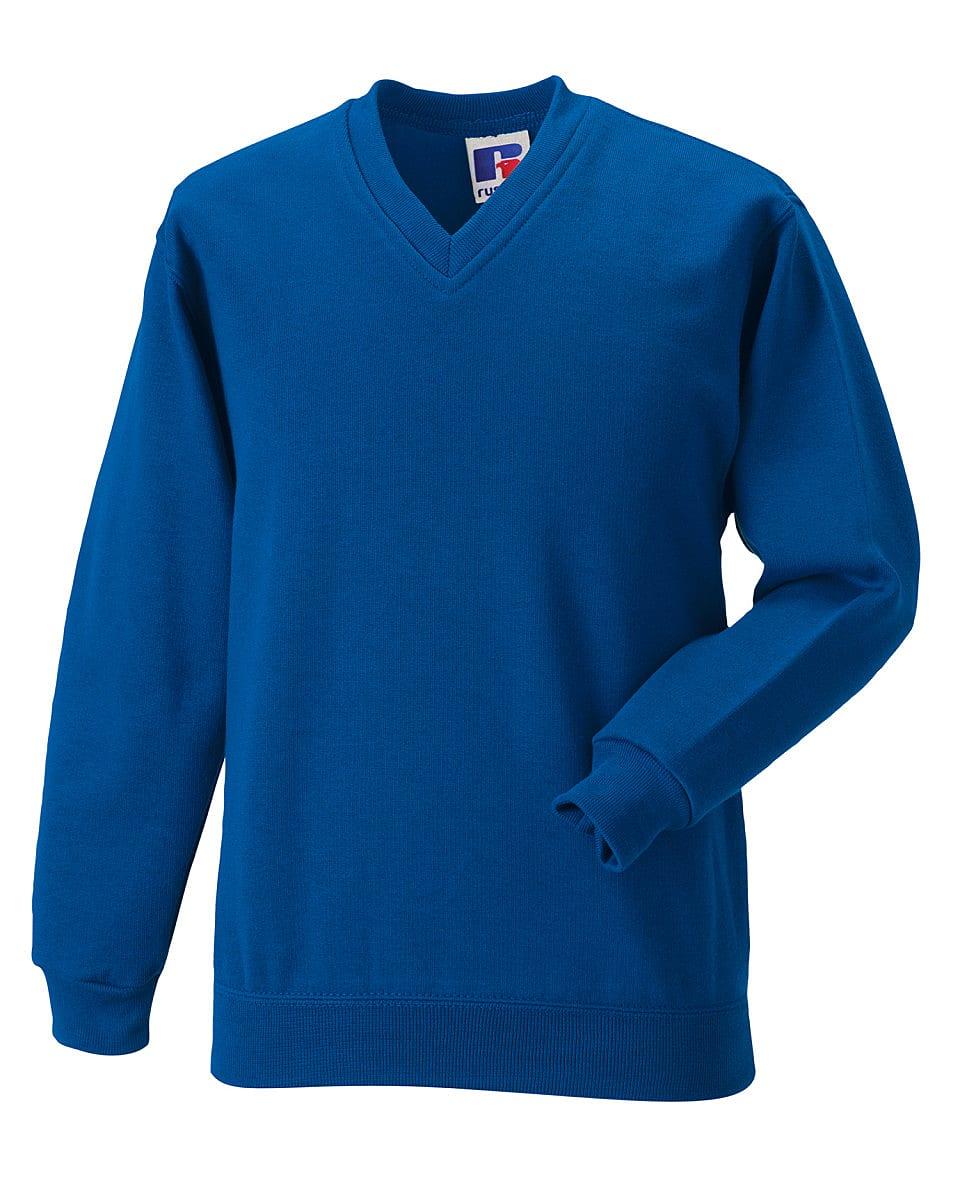Jerzees Schoolgear V-Neck Sweatshirt in Bright Royal (Product Code: 272B)