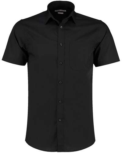 Kustom Kit Mens Short-Sleeve Poplin Shirt
