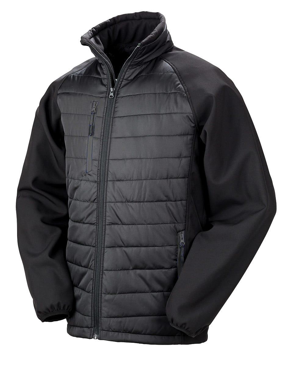 Result Black Compass Softshell Jacket in Black (Product Code: R237X)