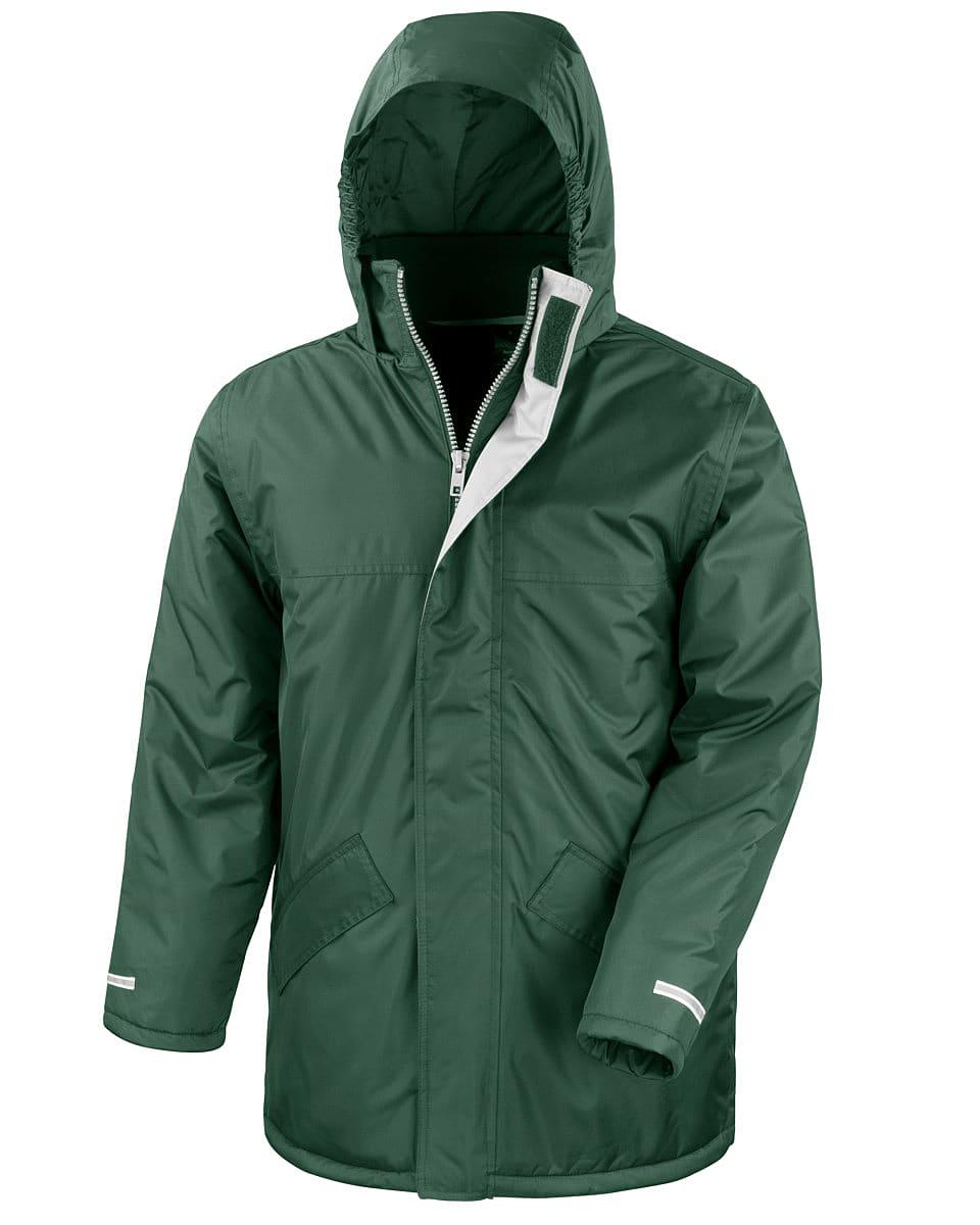 Result Core Winter Parka Jacket in Bottle Green (Product Code: R207X)