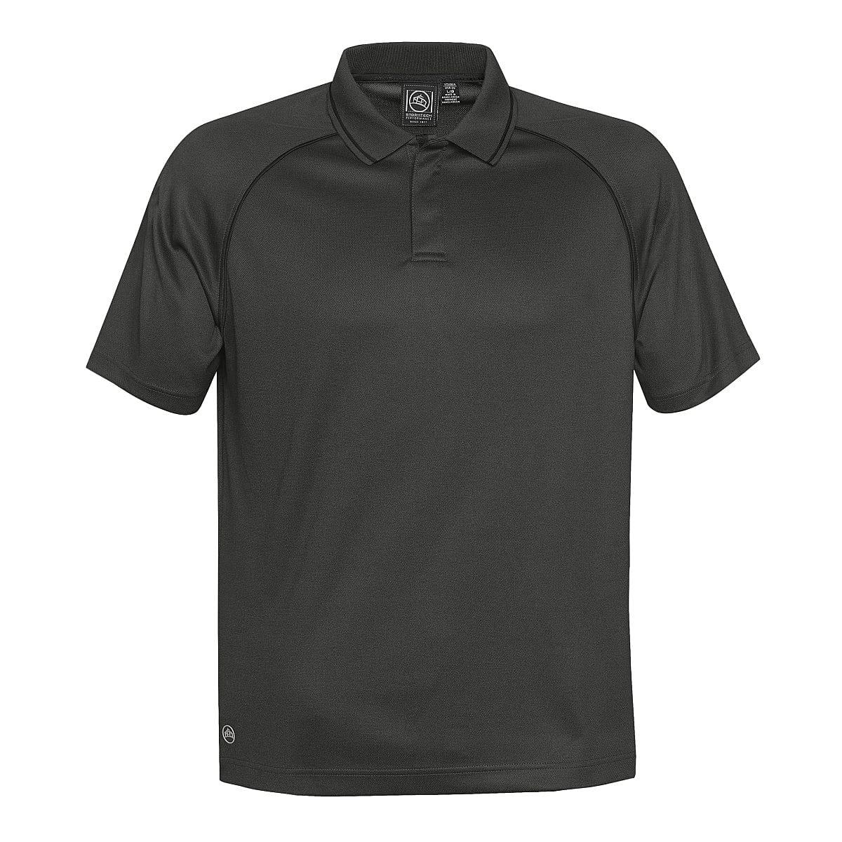 Stormtech Mens Tritium Polo Shirt in Carbon / Black (Product Code: GPX-4)