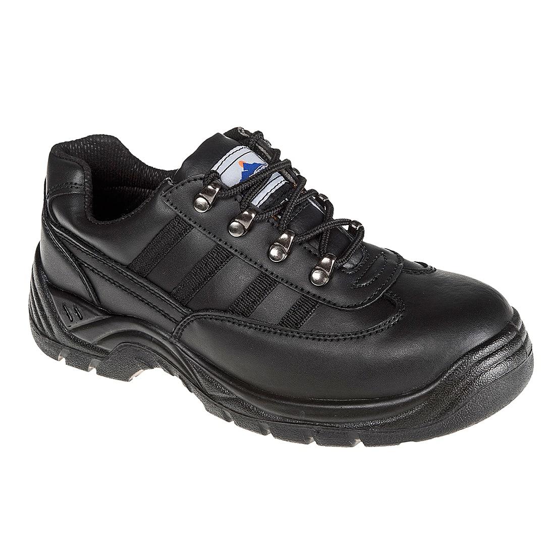 Portwest Steelite Safety Trainers S1 in Black (Product Code: FW15)