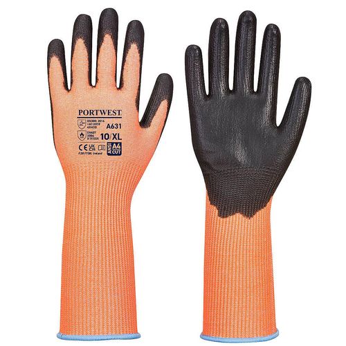 Portwest Vis-Tex Cut Long Cuff Gloves