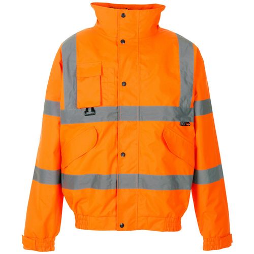 Supertouch Hi-Vis Breathable 2 in 1 Bomber Jacket Orange